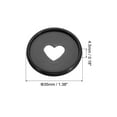 thumbnail image 2 of Uxcell 35mm Plastic Book Binding Discs Discbound Expansion Discs Heart Binder Rings, Black 22 Pack, 2 of 6