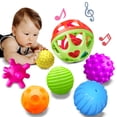 thumbnail image 1 of Set de bolas sensoriales y sonajero ROHSCE Montessori Toys, 1 of 9