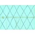 thumbnail image 1 of Ahgly Company Indoor Rectangle Solid Light Blue Modern Area Rugs, 2' x 5', 1 of 4