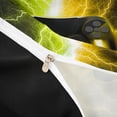 thumbnail image 5 of meiyoeat Neon Lightning Gaming Twin Bedding for Boys Girls, Electric Gamer Duvet Cover Set, Yellow Green, Black Reversible2 Pieces, 1 Duvet Cover and 1 Pillowcase, 5 of 7