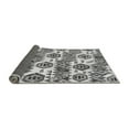 thumbnail image 2 of Ahgly Company Indoor Round Abstract Gray Modern Area Rugs, 7' Round, 2 of 4