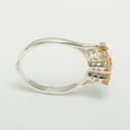 thumbnail image 5 of LBG Classic 925 Sterling Silver Natural Citrine Womens Anniversary Ring - Size 5.25, 5 of 6
