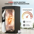 thumbnail image 4 of Portable Sauna Tent for Home, Caveen Personal Steam Sauna Box, with 3L&1200W Steamer, 15 Levels Heating, 60 Minutes Timer, Chair, Remote Control, Black, 4 of 11