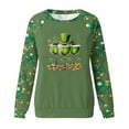 thumbnail image 5 of Levmjia Womens Sweatshirt Tops Long Sleeve St. Patrick's Day Printed Casual Round Neck Soft Breathable Work Commute Holiday Home Relaxation, 5 of 5