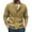 Khaki, variant on Men's Solid Color Casual Half Turtleneck Double Knitted Sweater Coat Jacket for Everyday Wear and Versatile Layering Comfort Men Casual Dress Sweater Long Sleeve Hoodie Mens Long Hooded Sweatshirt