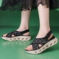 thumbnail image 5 of Thick Soled Sandals Are Lightweight Non Slip Comfortable Casual Fly Woven Women's Shoes, 5 of 8