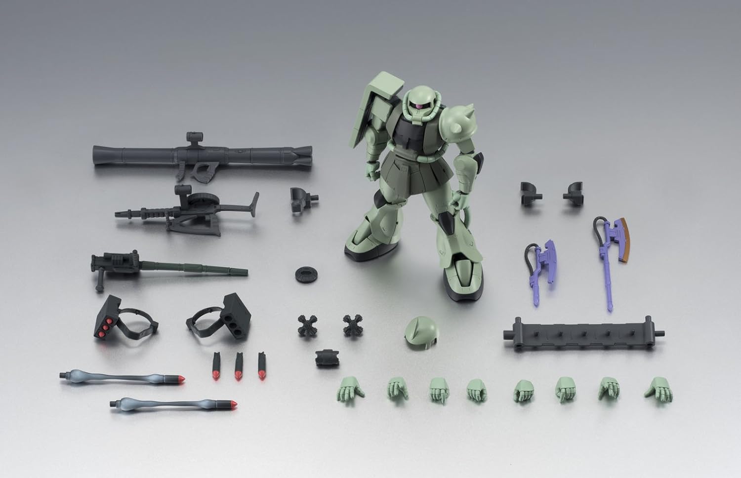 Tamashii Nations - Moblie Suit Gundam - MS-06 ZAKU II Version A.N.I.M.E., Bandai Spirits The Robot Spirits Collectible Figure