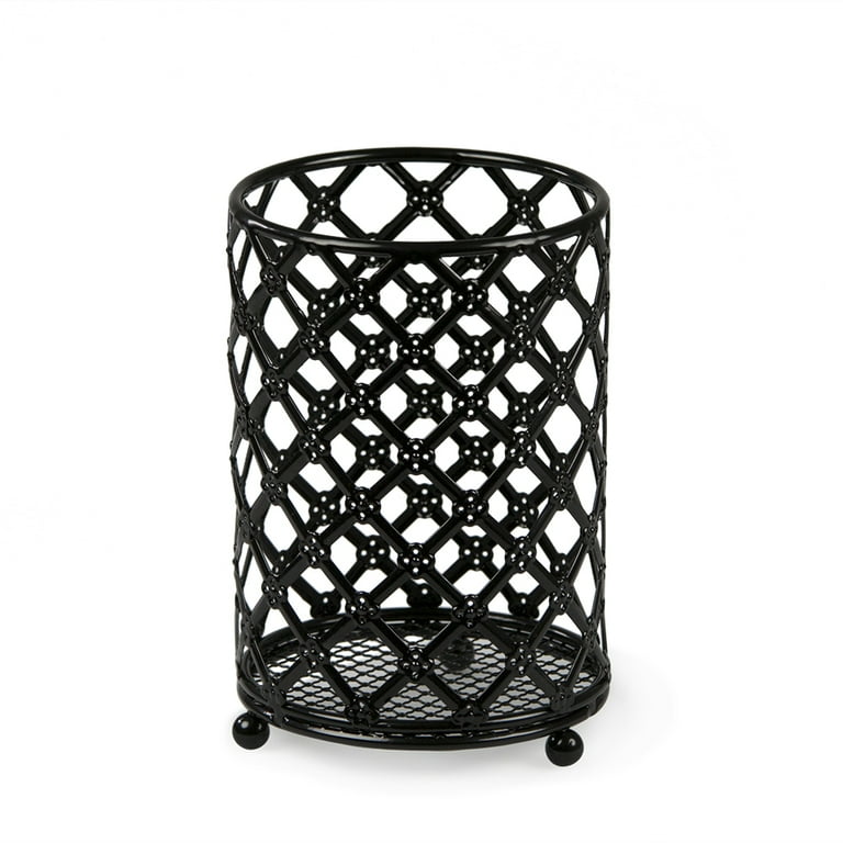 Black Lattice Cutlery Holder Black Lattice Cutlery Holder