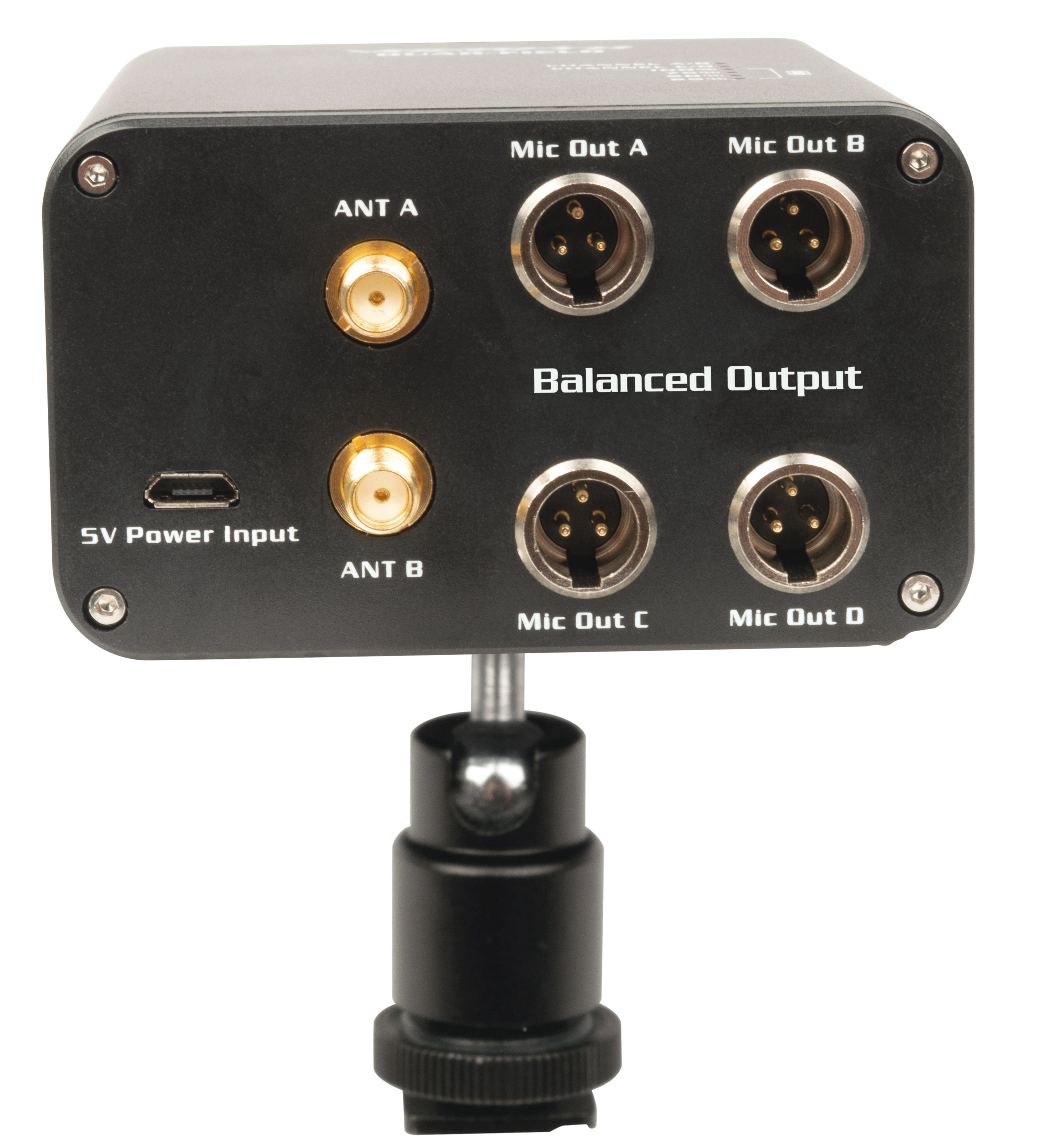 VocoPro - Portable Eight Lavalier Field/Camera-Mountable Wireless Microphone System. VCOFIELD-QUAD-FILM-8L