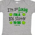 thumbnail image 4 of Inktastic I'm So Lucky I'm a Big Sister to Be Girls Baby Bodysuit, 4 of 5