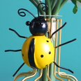 thumbnail image 3 of Set of 5 Cute Metal Ladybugs - Vibrant Outdoor Garden Art Decorations, Lawn & Fence Sculptures for Backyard, Patio & Rustic Home Decor, 3 of 5