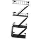 thumbnail image 4 of Estante organizador de pared con diseño de escalera de incendios, arte en hierro, artículos diversos, escalera de incendios moderna, decorativa 4 niveles, 4 of 9