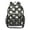 Black&White Polka Dot, variant on Clear Backpack 12L Large Capacity Transparent Waterproof Burgundy Polka Dot