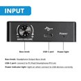 thumbnail image 4 of USB-C Sound Card Audio External 3.5Mm Microphone Audio Adapter Soundcard For PS4 PC Laptop Headset USB Sound Card Durable, 4 of 6