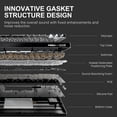 thumbnail image 3 of XIAOMI MIIIW BLACK IO 83 Keys Custom Mechanical Gaming Keyboard, Space Silver, 3 of 7