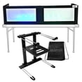 thumbnail image 1 of Grundorf GS-LSB1652T 16" x 52" Table Black Lycra DJ Facade with Laptop Stand Package, 1 of 9
