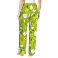 thumbnail image 3 of Daiia Green Apple Women's Sleep Pant with Pockets and Drawstring,Pajama Pants-XX-Large, 3 of 9