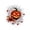 A1#Orange, variant on Christmas Window Clings, 19.69X15.75" 3D Broken Glass Style Decals, Static Cling Sticker, Peel and Stick Holiday Stickers, Glass Door Decorations, Seasonal Ornament Decals, Winter Snowman Wall Art