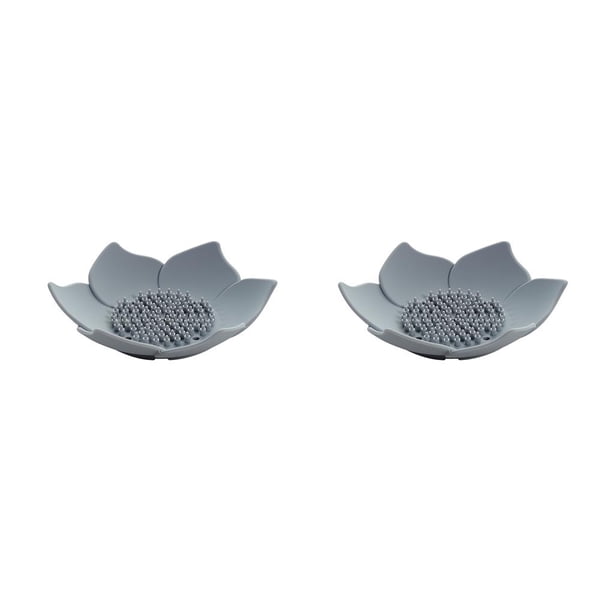 Soporte de jabón Cateissary de silicona organizador de caja de jabón Type2 NO2