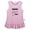 Pink Sleeveless Dresses, variant on Powered By Milk Funny Dresses For Baby, Newborn Babies Skirts, Infant Princess Dress, 0-24M Kids Graphic Clothes (Pink Sleeveless Dresses, 0-6 Months)