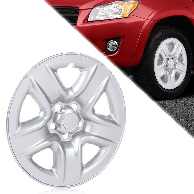 Set Of 4 15 Inch Hubcaps Wheel Covers For 2010-2015 Toyota Prius Glossy Black