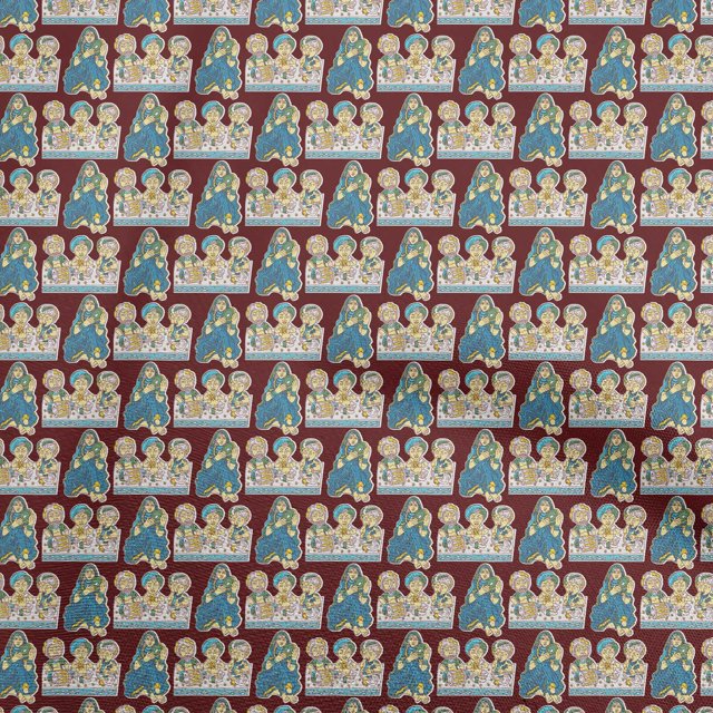 oneOone Rayon Maroon Fabric Kalamkari Traditional Craft Projects Decor Fabric Printed By The Yard 56 Inch Wide
