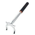 thumbnail image 1 of relayinert Support de Queue de Billard Rétractable avec Tête de Pont Remplaçable Accessoire de Table de Billard en Acier Inoxydable Compétition Intérieure Fourche Haute Argent, 1 of 9