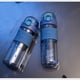thumbnail image 2 of Advancent Botella de agua deportiva PP, portátil, de Color sólido, resistente al calor, 600ml, a prueba de golpes, para entrenamiento, gimnasio, Teteras Azul Advancent HA080532-03, 2 of 6