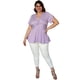 thumbnail image 5 of Blusa corte A talla extra, modelo 1710 (Lila) lila 38 Roman Fashion Blusa extra 1710, 5 of 6
