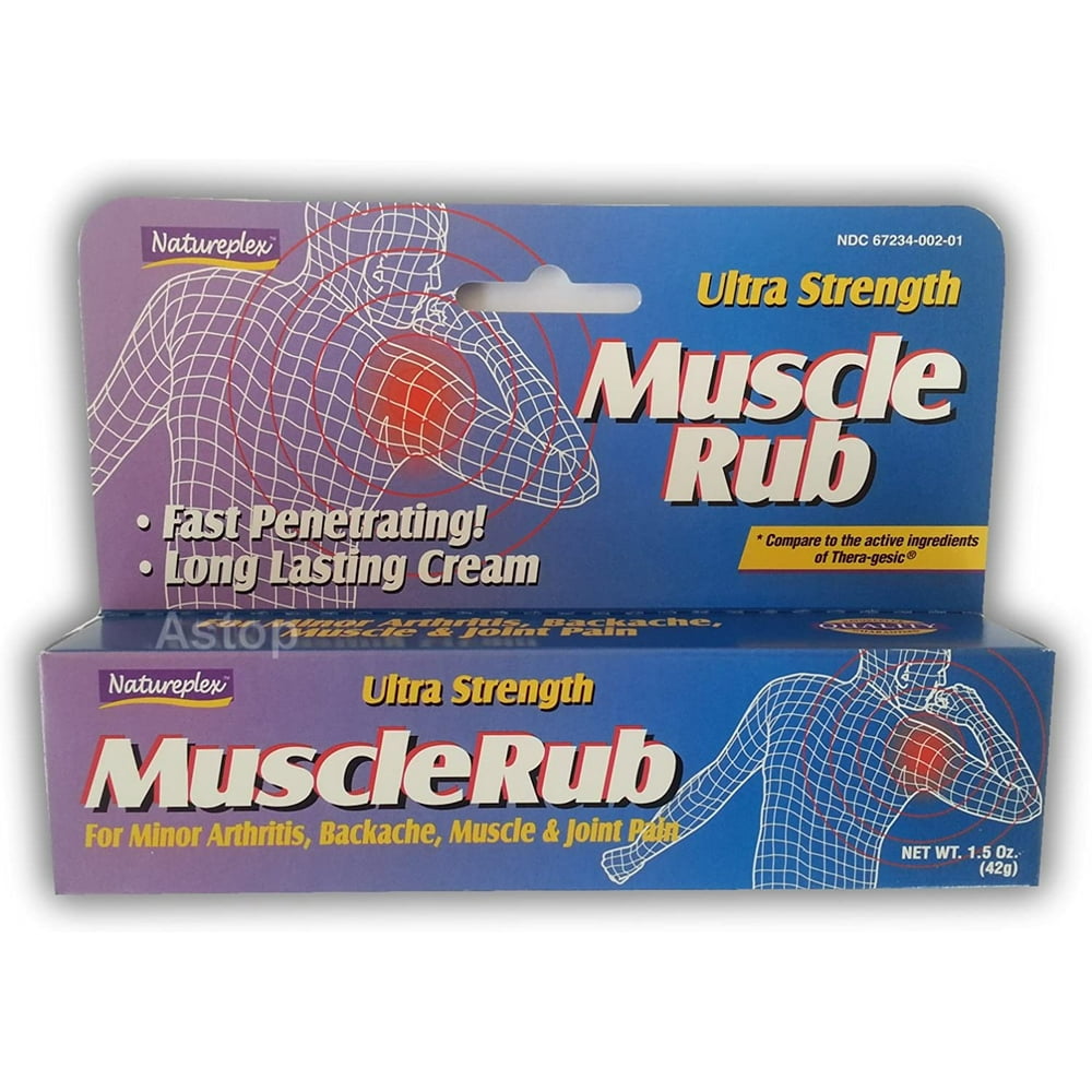 Muscle RUB Extra Strength Pain Relieving Gel 1.5 oz Tube 3 Pack