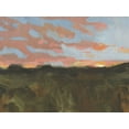 thumbnail image 2 of Green, Jacob 18x15 Gold Ornate Wood Framed with Double Matting Museum Art Print Titled - Sunset in Taos I, 2 of 4