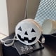 thumbnail image 4 of Bolsa de hombro de cadena cruzada de calabaza del diablo de Halloween, bolso de alta gama para mujeres, 4 of 9