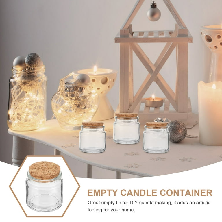 Empty Candle Containers for Making Candles Bulk Jars 12pcs Vessels Pots  Handmade