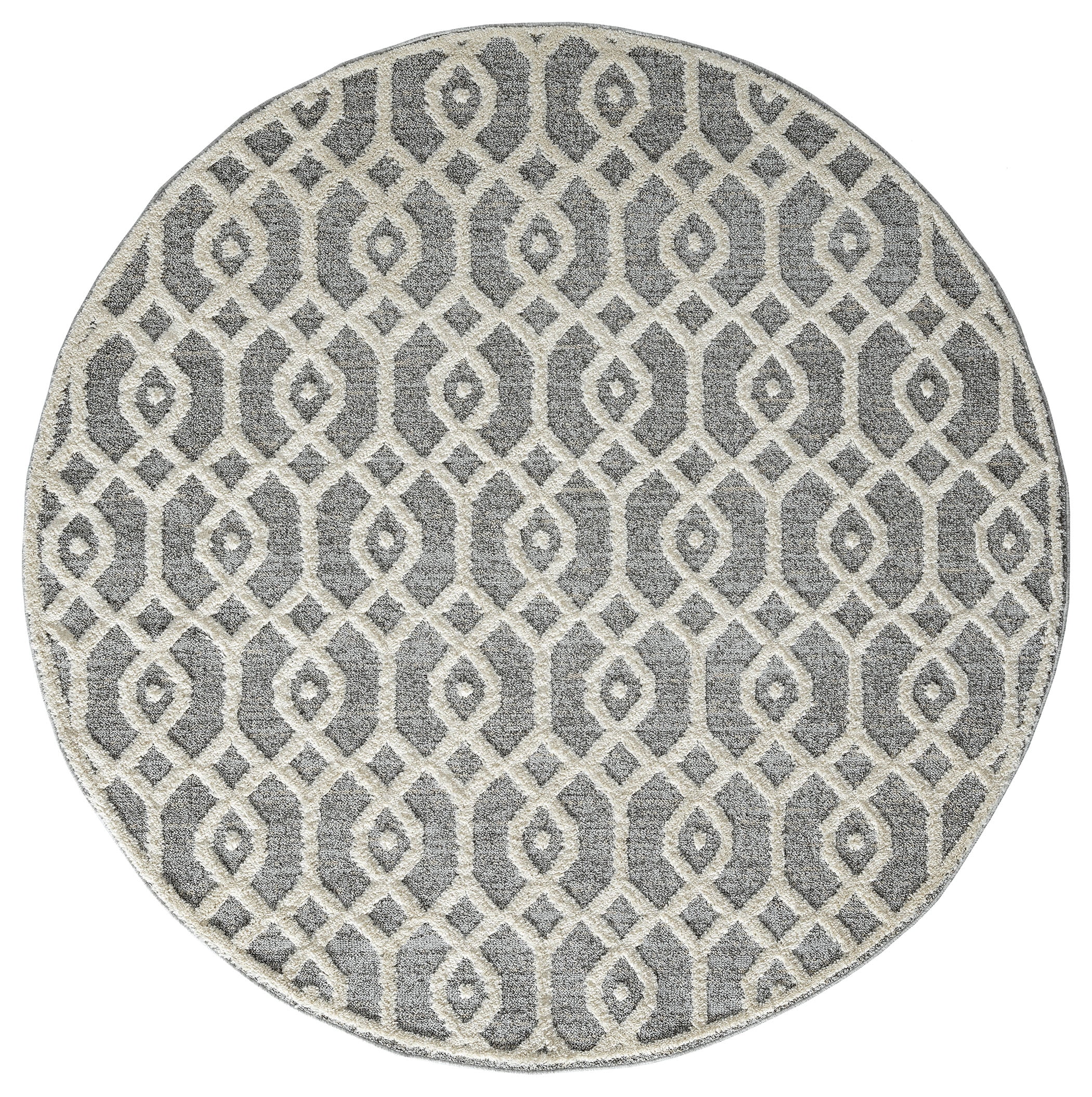 United Weavers Decorah Marfa Modern Geometric Area Rug, Cream, 7'11" x 7'11"