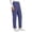 Purple, variant on Boyscolos Women's Stretch Scrub Pants Mid Rise Pull On Workwear Cargo Pocket Full Elastic Waist Medical Uniform Comfortable