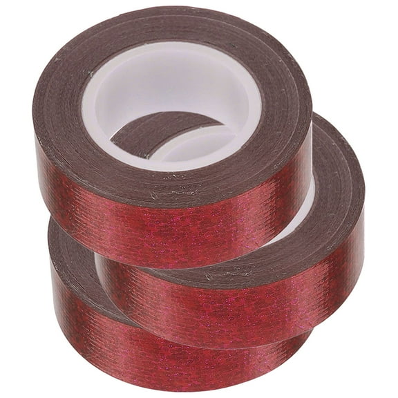 3 Rolls Waterproof Tape Duct Tape Black Bright Tape Strong Adhesive Tape Tape Heavy Duty Repair Tape Office