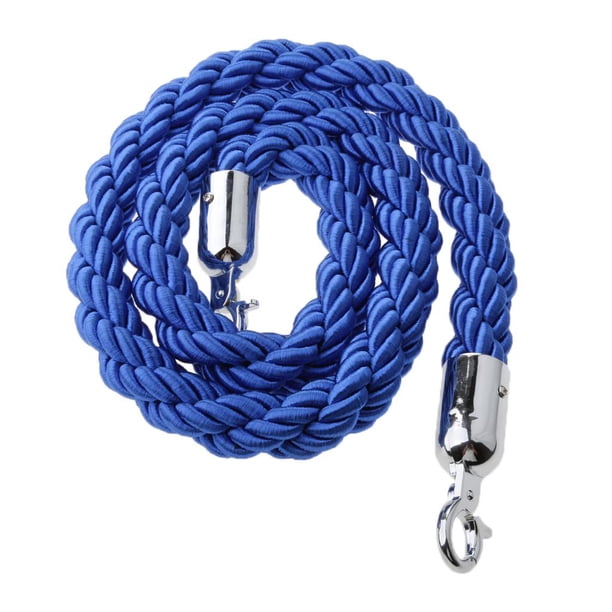 Línea Poste Del Poste Del Poste Del Control de Multitudes de 59 Pulgadas Barrera 6 Colores - 2 Azul Sunnimix Queue Rope