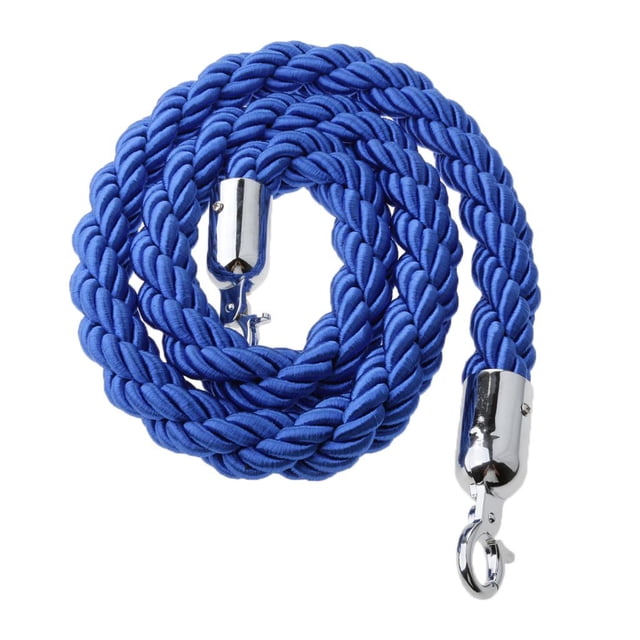 Línea Poste Del Poste Del Poste Del Control de Multitudes de 59 Pulgadas Barrera 6 Colores - 2 Azul Sunnimix Queue Rope