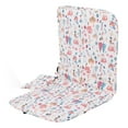 thumbnail image 1 of Coussin chauffé réglable, stade étanche avec 3 niveaux de chaleur pour les gradins, conception portable et pliable, support arrière, 1 of 7