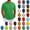 Green, variant on OIOLOYJM Mens T-Shirts Casual Short-Sleeve Crewneck Shirts Basic Quick Dry Gym Clothes Light Blue S