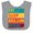 Heather and White, variant on Inktastic Rock Climbing Eat Sleep Rock Climb Repeat Boys or Girls Baby Bib