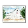 thumbnail image 5 of Stupell Industries American Barn Side Soft Blue Brown Watercolor Black Framed, 24 x 30, Design by Melissa Hyatt LLC, 5 of 5