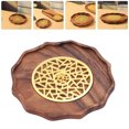 thumbnail image 1 of Wood Tea Pot Holder, Kungfu Tea Cup Coaster Easy To Clean  for Tea Ceremony, 1 of 8