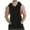 Black, variant on Lmnyox Men's Hooded Tank Top with Pocket Sleeveless Gym Workout Muscle Tee Summer Cotton Sport Training Hoodies