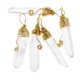 thumbnail image 4 of Colgantes de cristal natural hexagonal Cadena de piedras Colgante Joyería de mujer Oro, 4 of 9