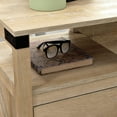 thumbnail image 4 of Sauder Bridge Acre Orchard Oak L-Shaped Home Office Desk, Orchard Oak Finish Finish, 4 of 11