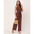 thumbnail image 2 of Moomaya Printed Jumpsuits For Women, Sleeveless, Front Cut Out Style Jumpsuit, 2 of 8