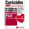Coricidin HBP Maximum Strength Multi-Symptom Flu Medicine, Tablets, 24 Ct