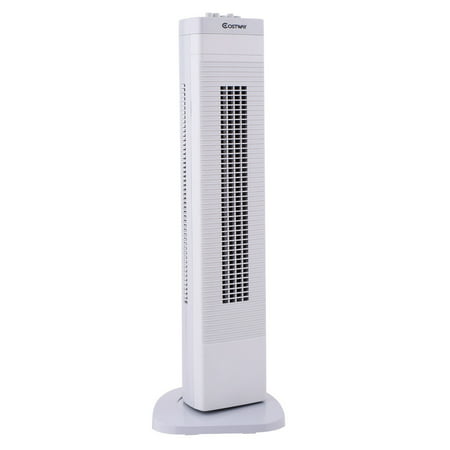 Costway 30'' Tower Fan Portable Oscillating Cooling Air Conditioner Bladeless 3