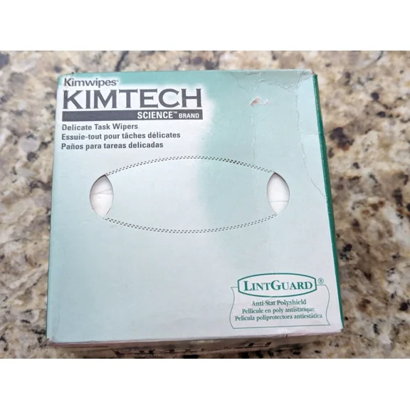 Kimtech Kiimwipes Delicate Task Wipers Tissues 4.4 X 8.2 Inch 286 Count